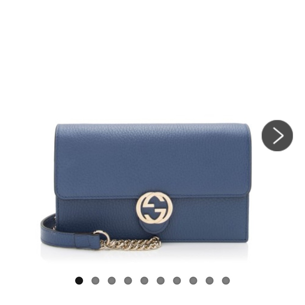 Authentic Blue GUCCI like New crossbody bag